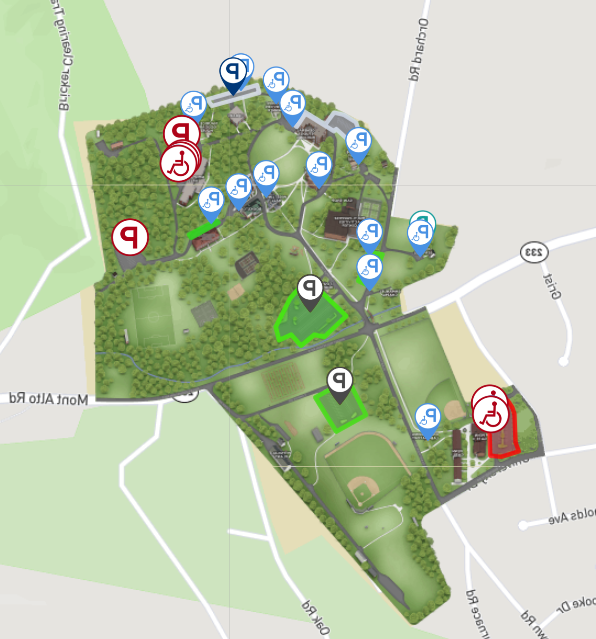 Penn State Mont Alto Campus Parking Map Image