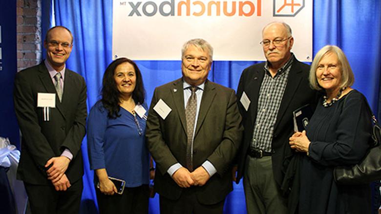 President Barron with LION Tank participants.